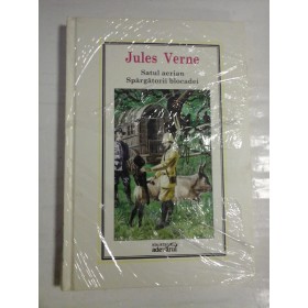     Satul  aerian *  Spargatorii  blocadei  -  JULES  VERNE  -  carte sigilata  -  biblioteca Adevarul